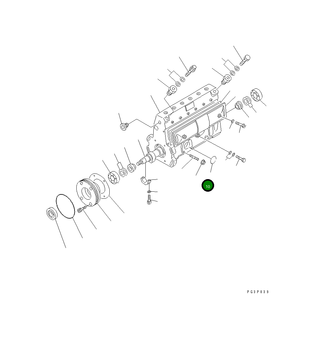 Кольцо уплотнительное (O-Ring) DK029633-1010  Komatsu