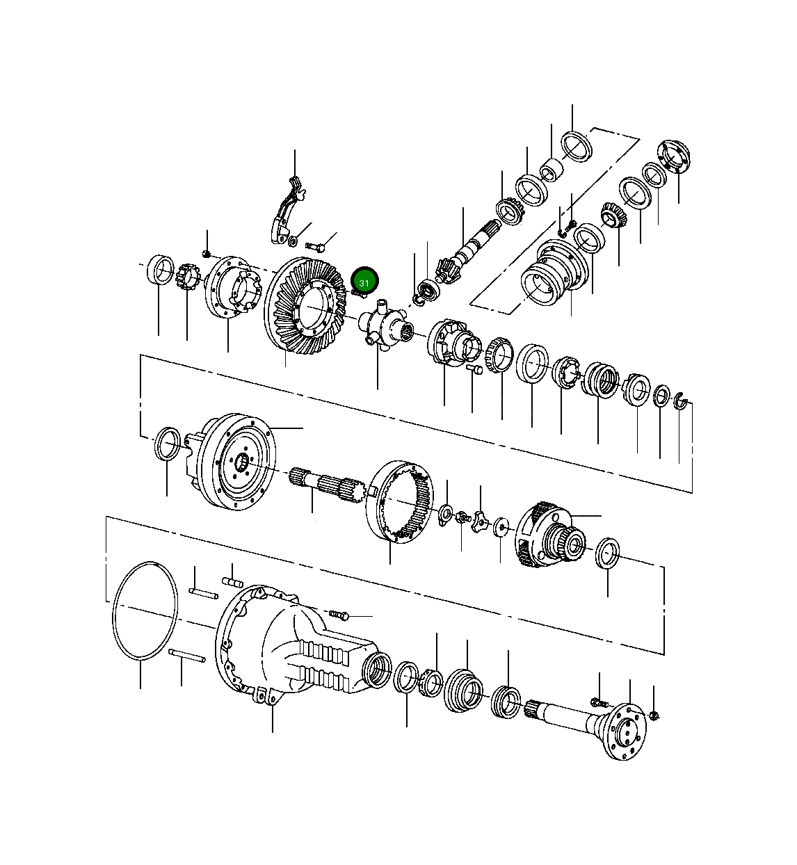 Болт 1430 998 H1 Komatsu