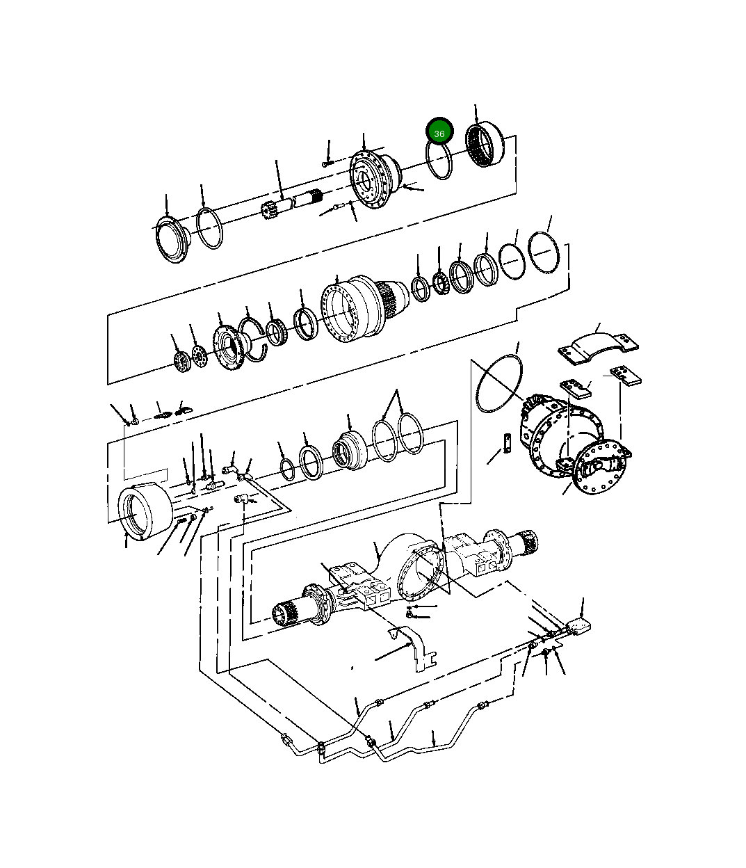 Кольцо уплотнительное (O-Ring) 1111 760 C1  Komatsu