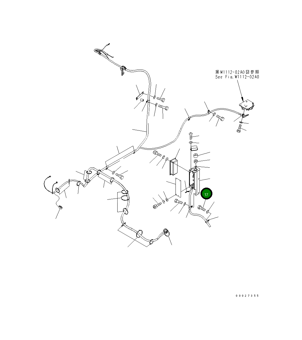 Болт 01010-D0812  Komatsu