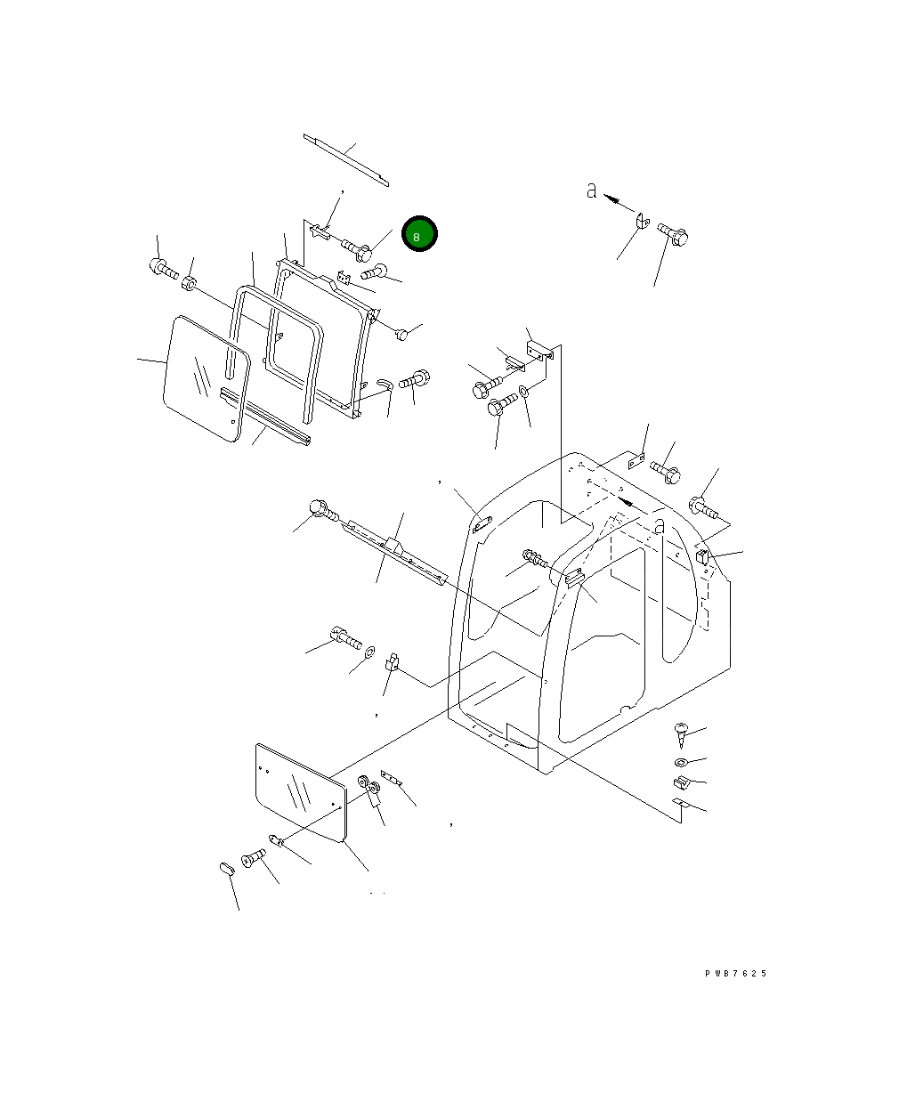 Болт 01435-40816 Komatsu