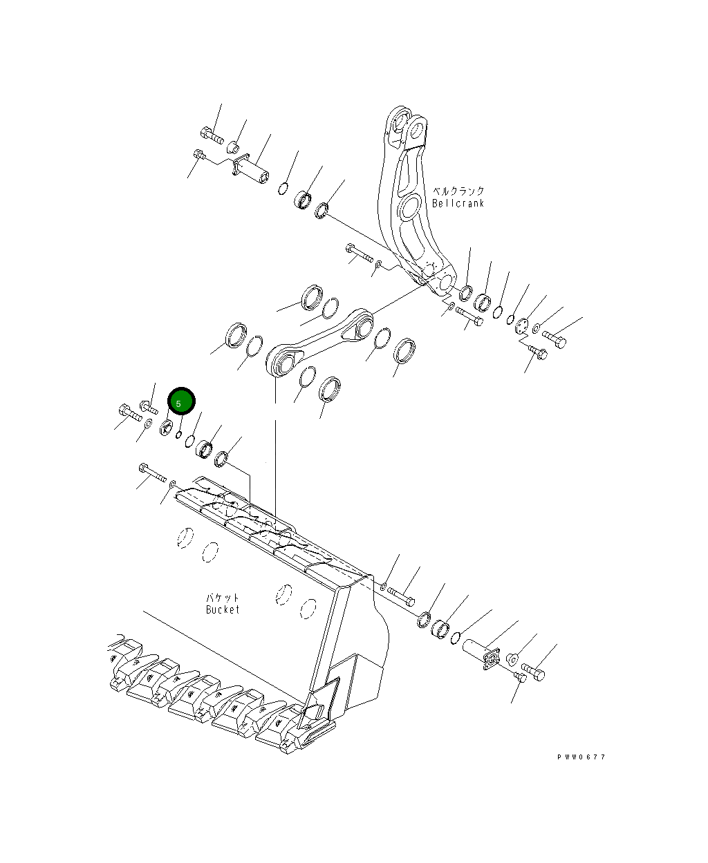 Крышка 42C-70-11440  Komatsu