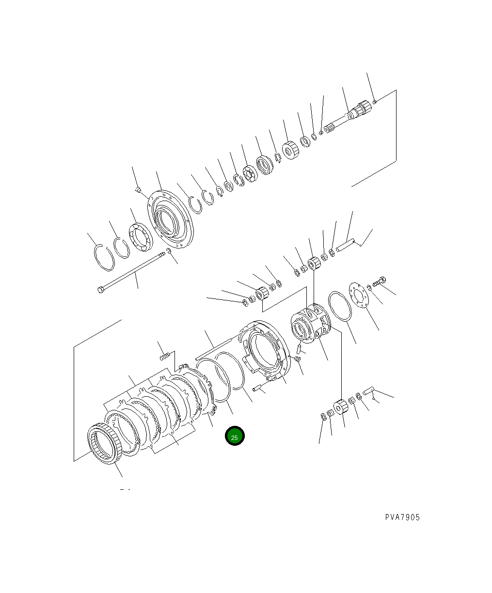 Кольцо 134-15-12850  Komatsu