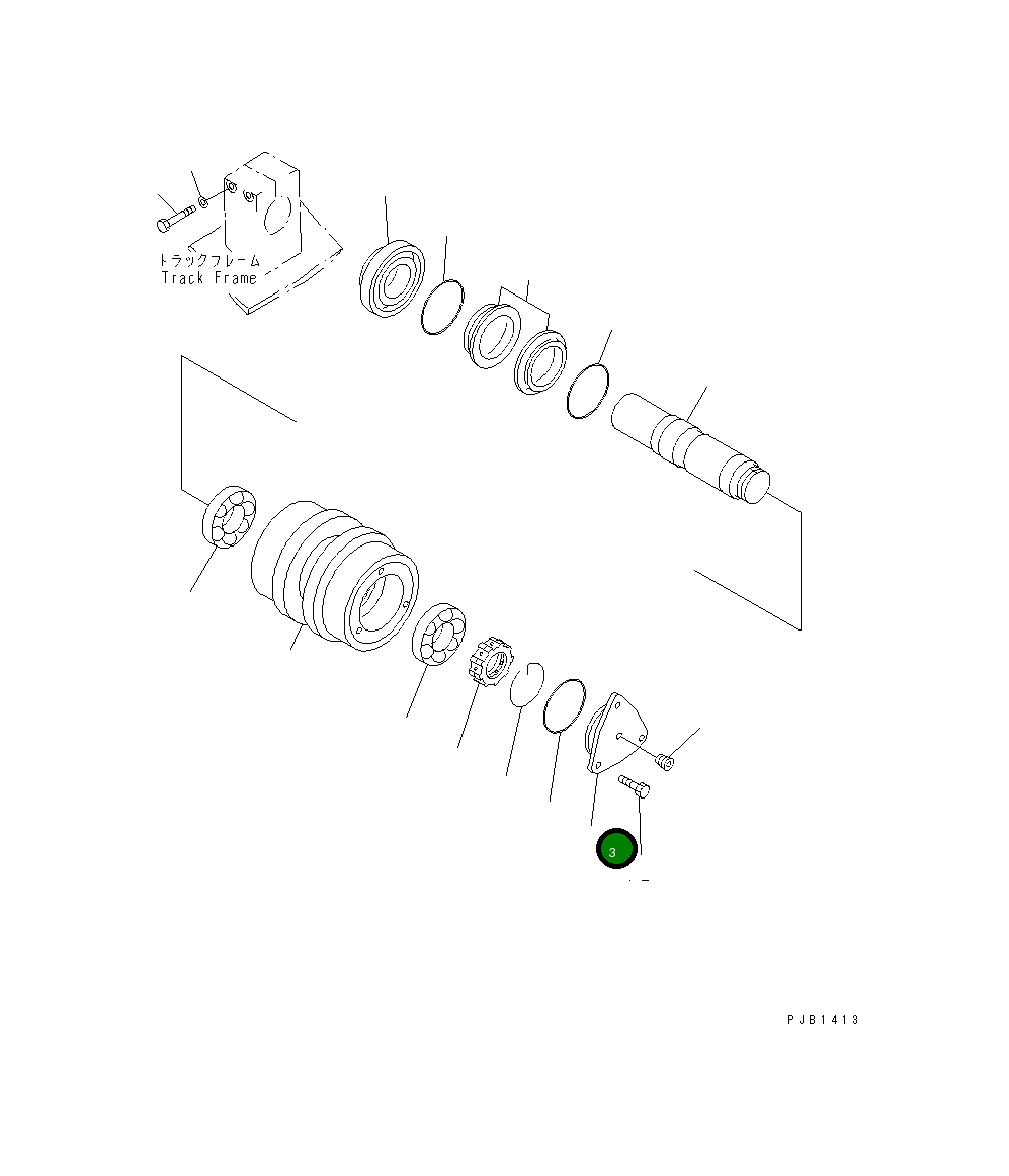 Крышка 207-30-55140 Komatsu