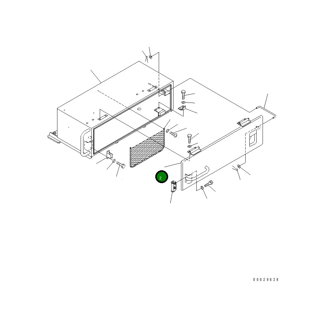 Крышка 8233-54-3191 Komatsu