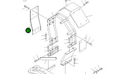 Крышка 42C-Z89-4921 Komatsu