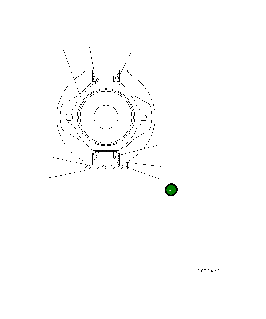 Крышка 266-81-71320  Komatsu