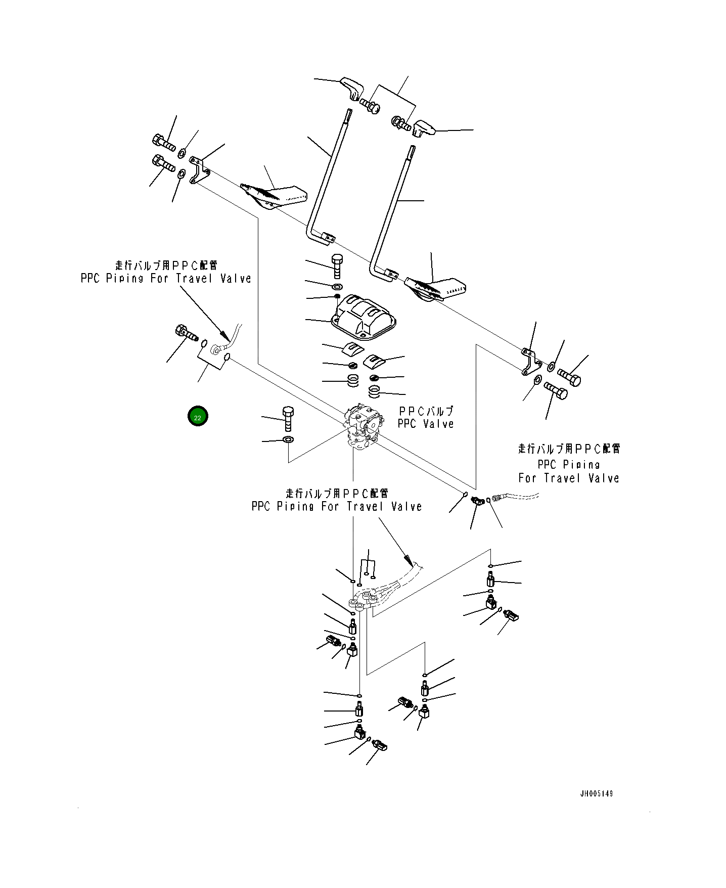 Кольцо уплотнительное (O-Ring) 0700012018 Komatsu