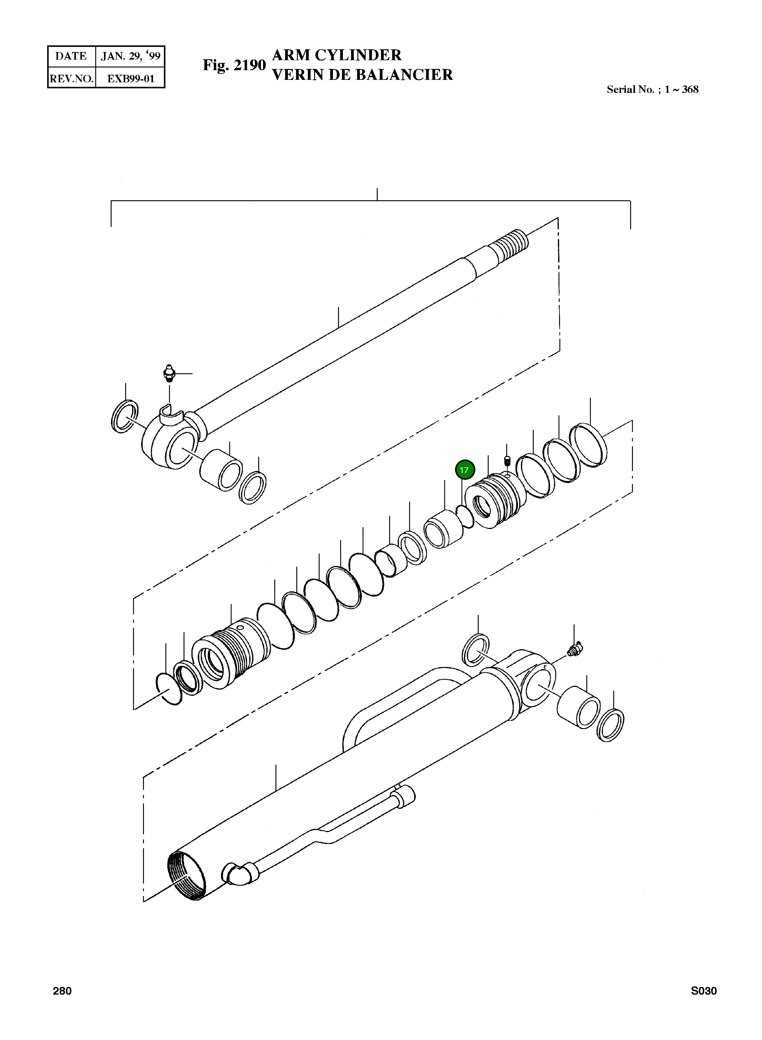 Кольцо уплотнительное (O-Ring) 74011BG35X Komatsu