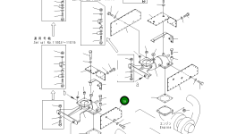 Крышка 21T-01-67221 Komatsu