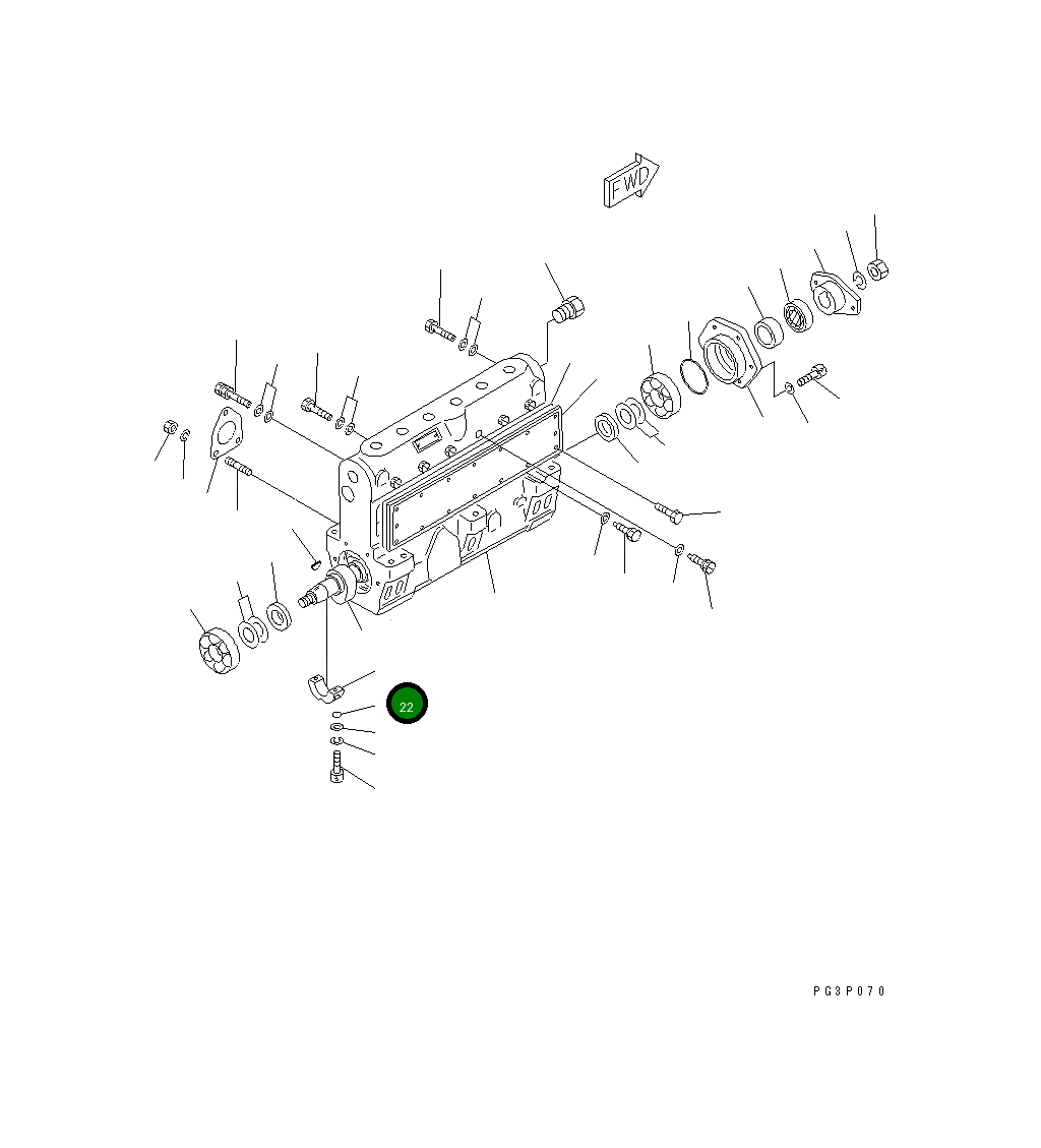 Кольцо уплотнительное (O-Ring) DK029630-9100 Komatsu