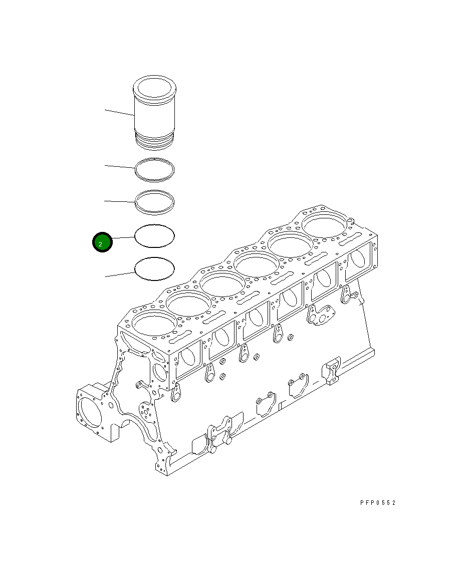 Кольцо уплотнительное (O-Ring) CU3011076 Komatsu