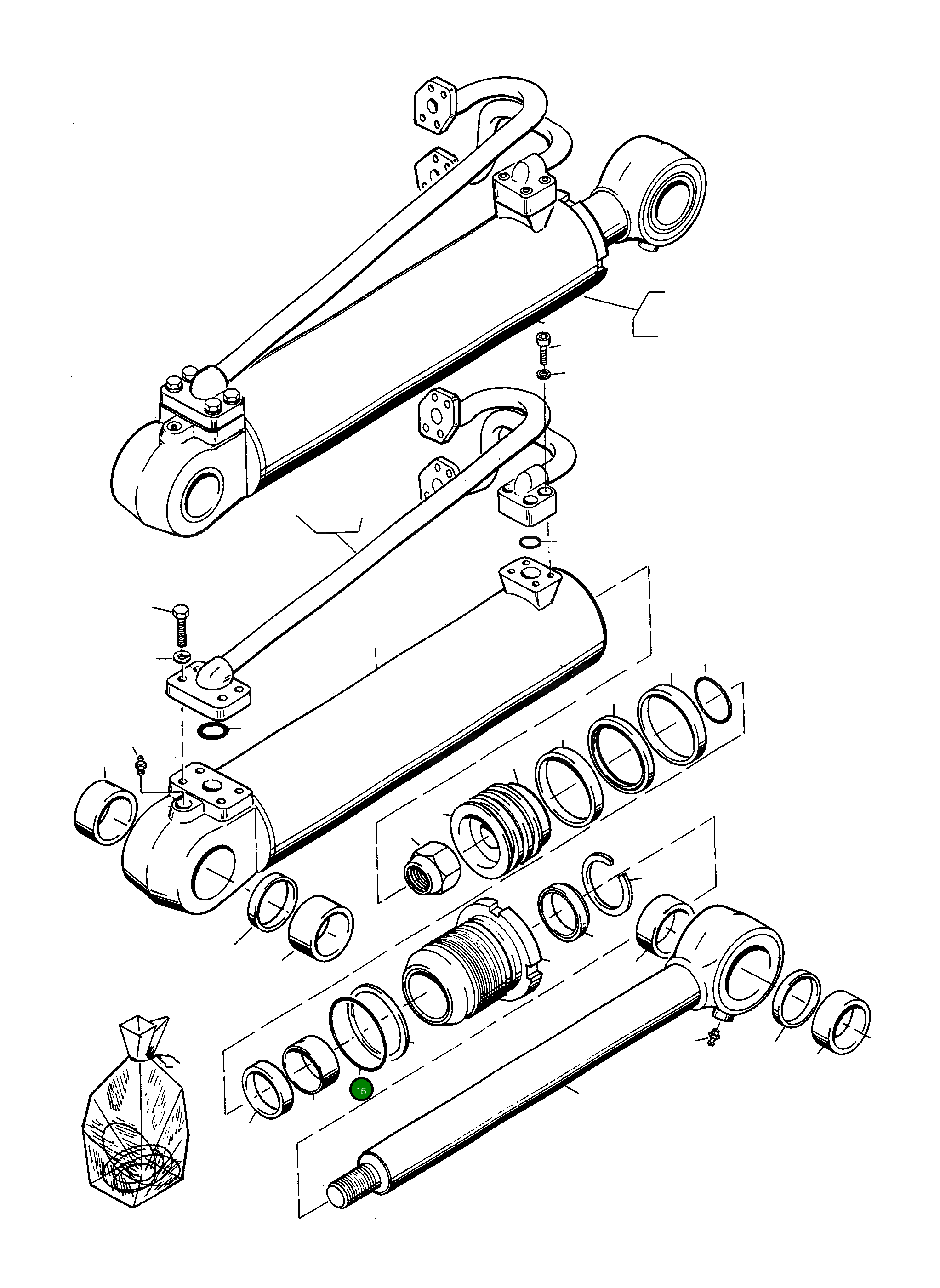 Кольцо уплотнительное (O-Ring) 4911349M1 Komatsu