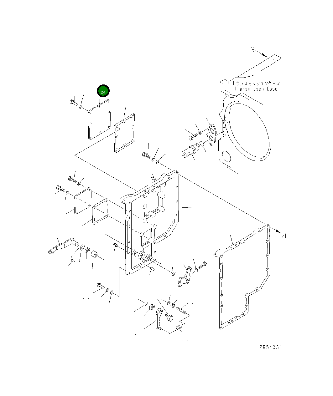 Крышка 232-15-15830 Komatsu