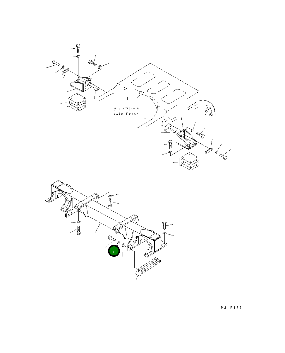 Болт 01018-12490 Komatsu