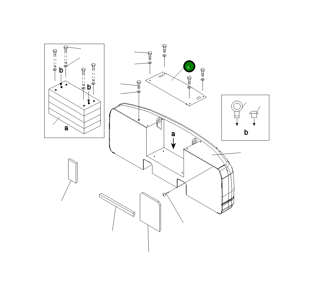 Крышка 207-46-K2510 Komatsu