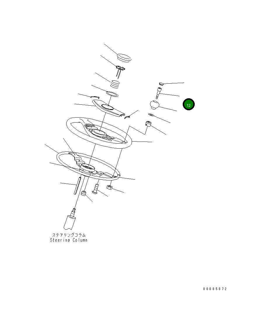 Болт 421-40-42440 Komatsu