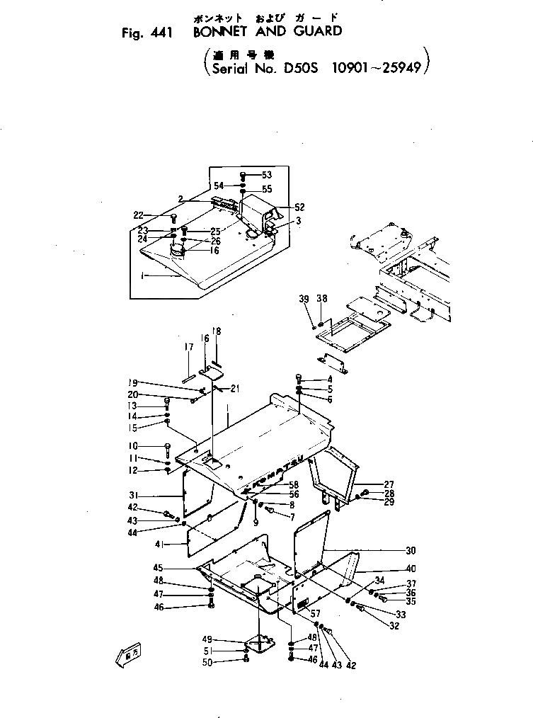 Болт 131-54-11120  Komatsu