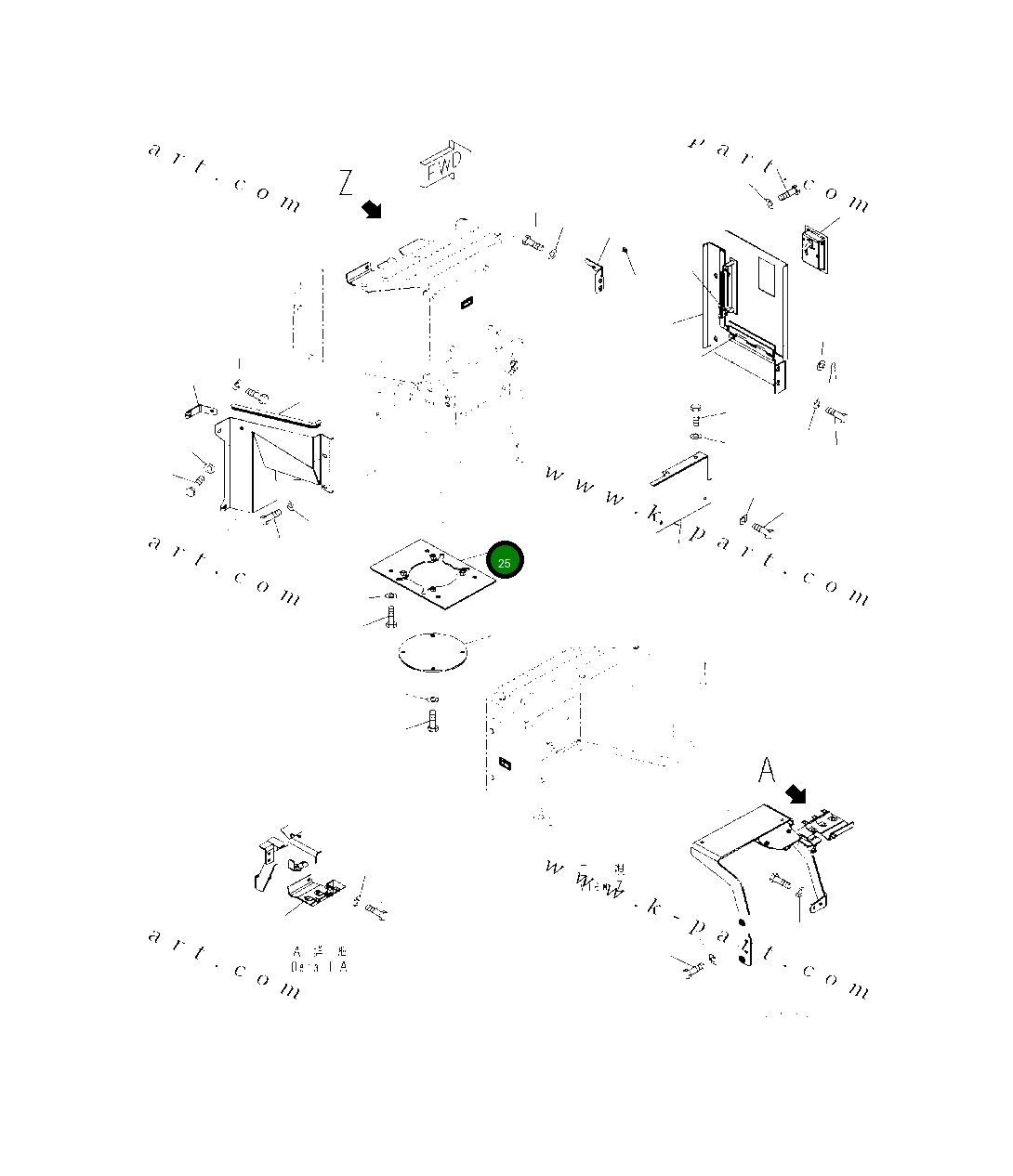 Крышка 419-02-62652 Komatsu
