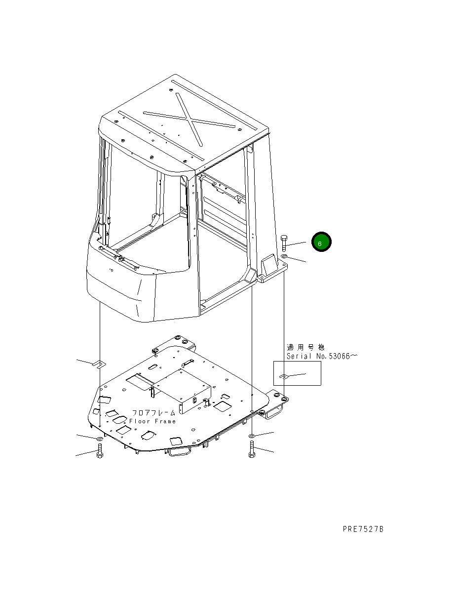 Болт 01011-62400 Komatsu