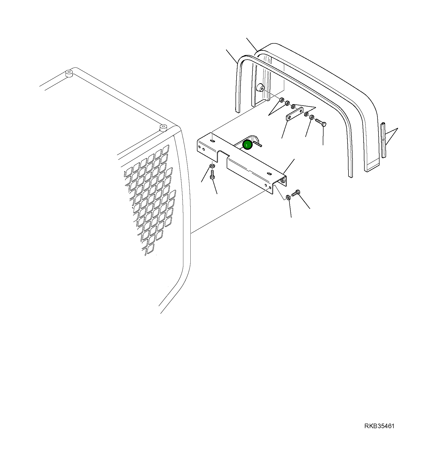 Крышка 37C-54-11411 Komatsu