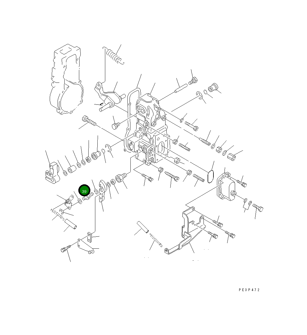 Болт DK154371-8300 Komatsu