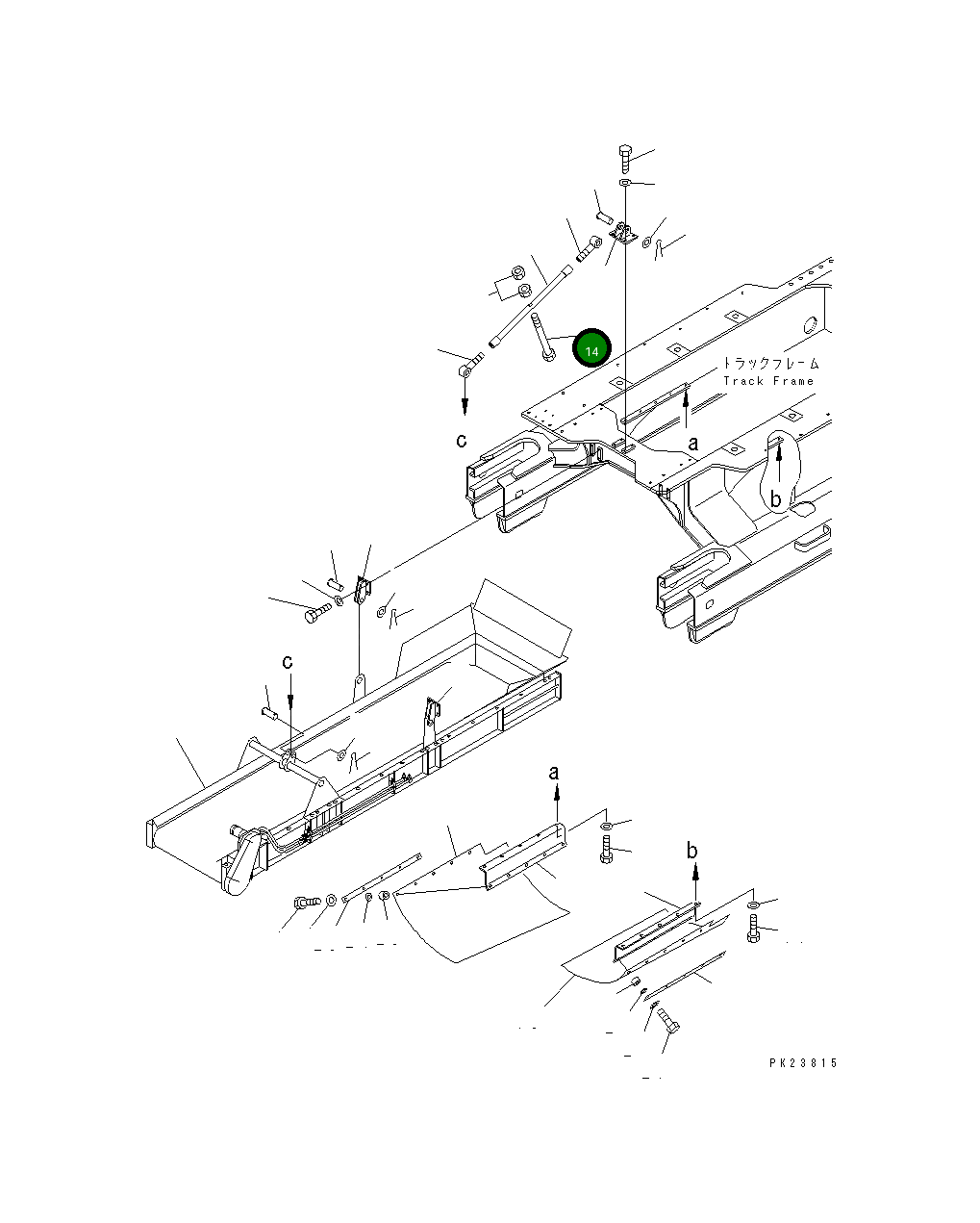 Болт 01011-51490 Komatsu
