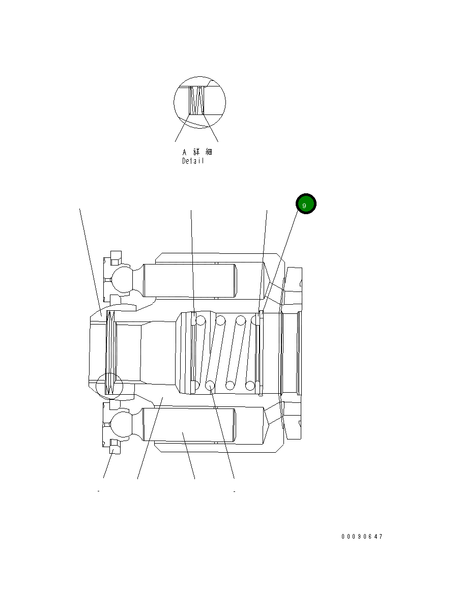 Кольцо UC1700834058 Komatsu