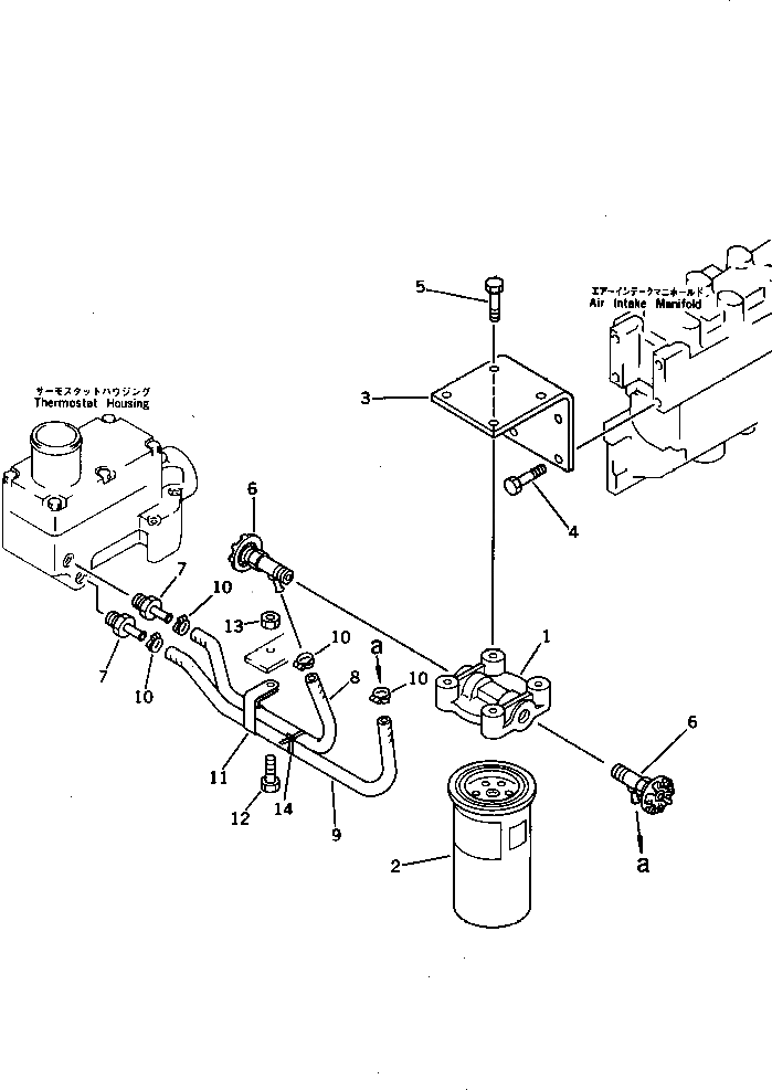 Болт 02010-70625  Komatsu