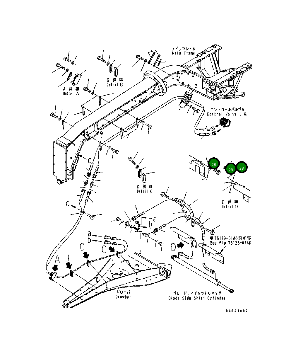 Болт 0435-01016 Komatsu