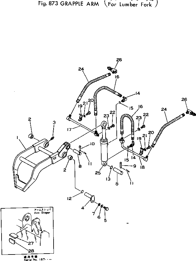 Болт 382-025272-1 Komatsu