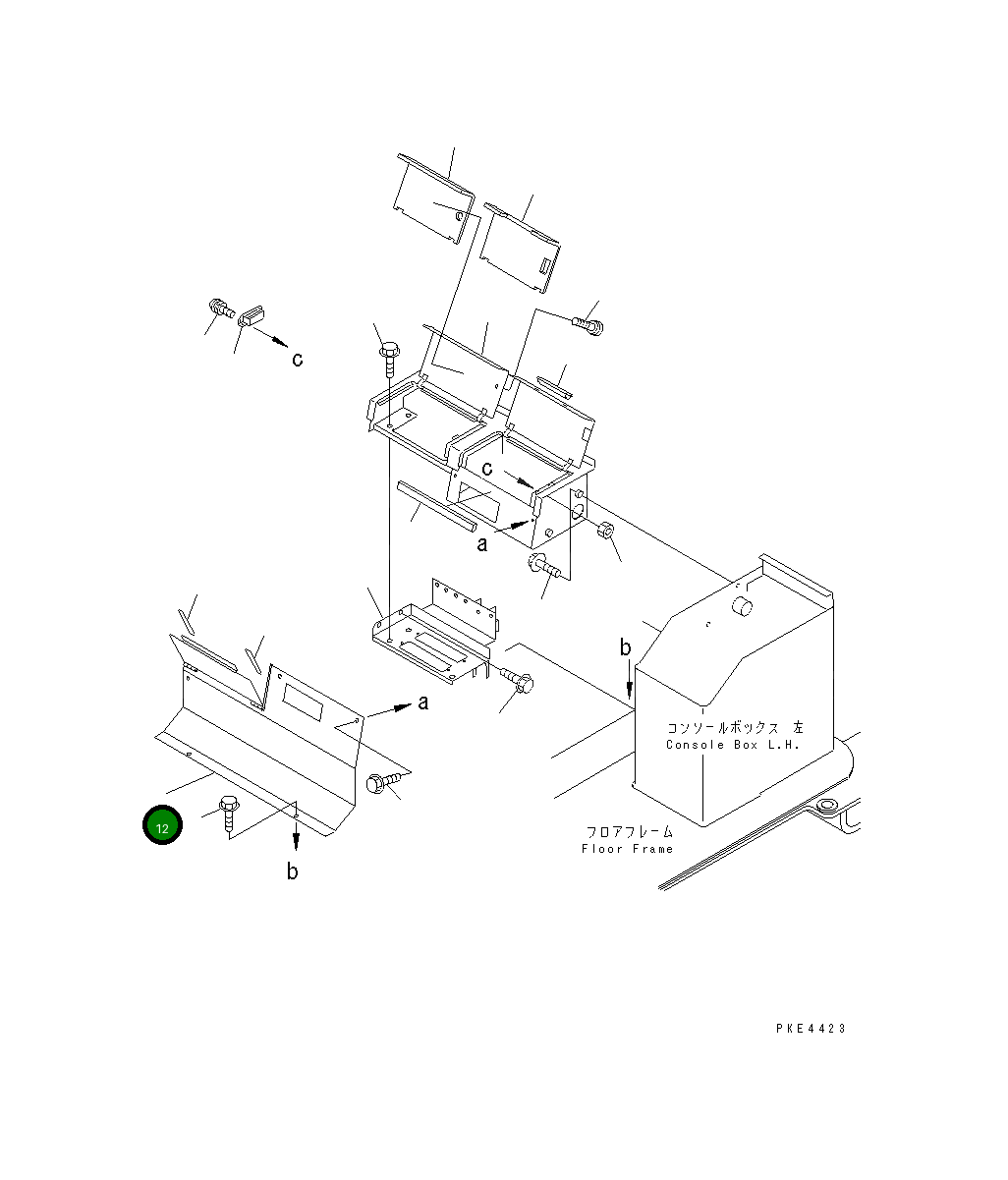 Крышка 421-54-22740 Komatsu
