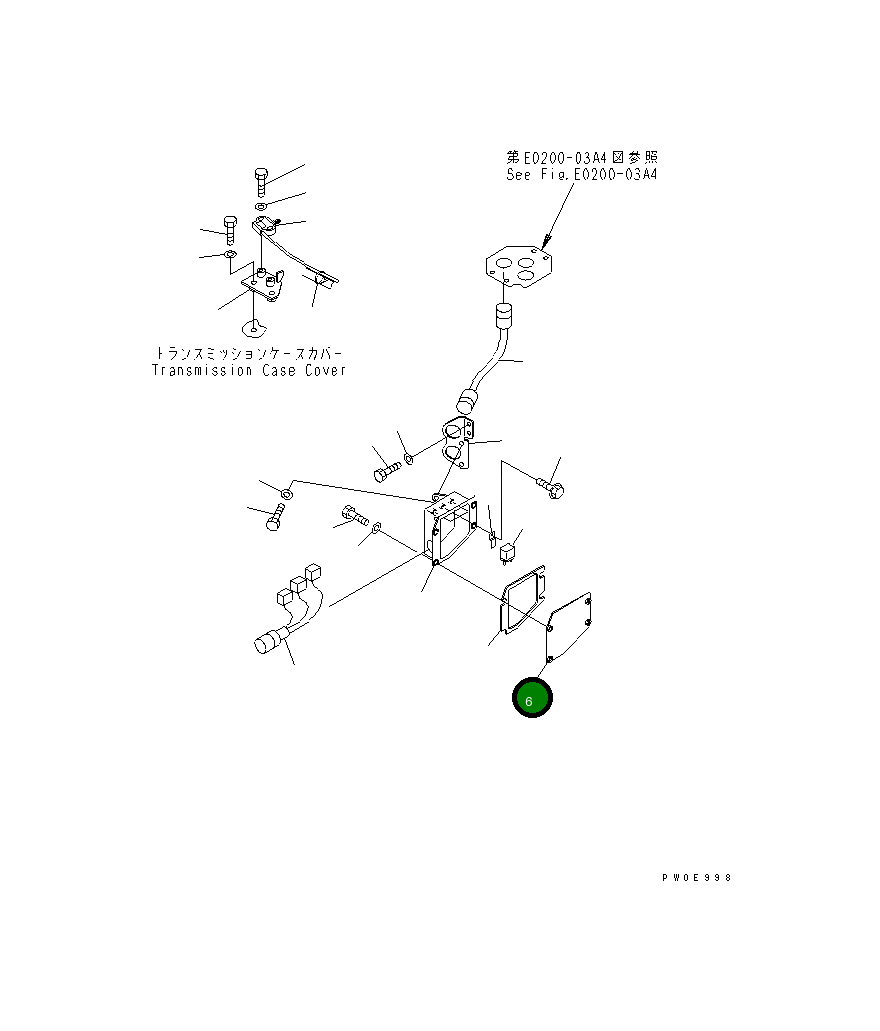 Крышка 14X-06-26160  Komatsu