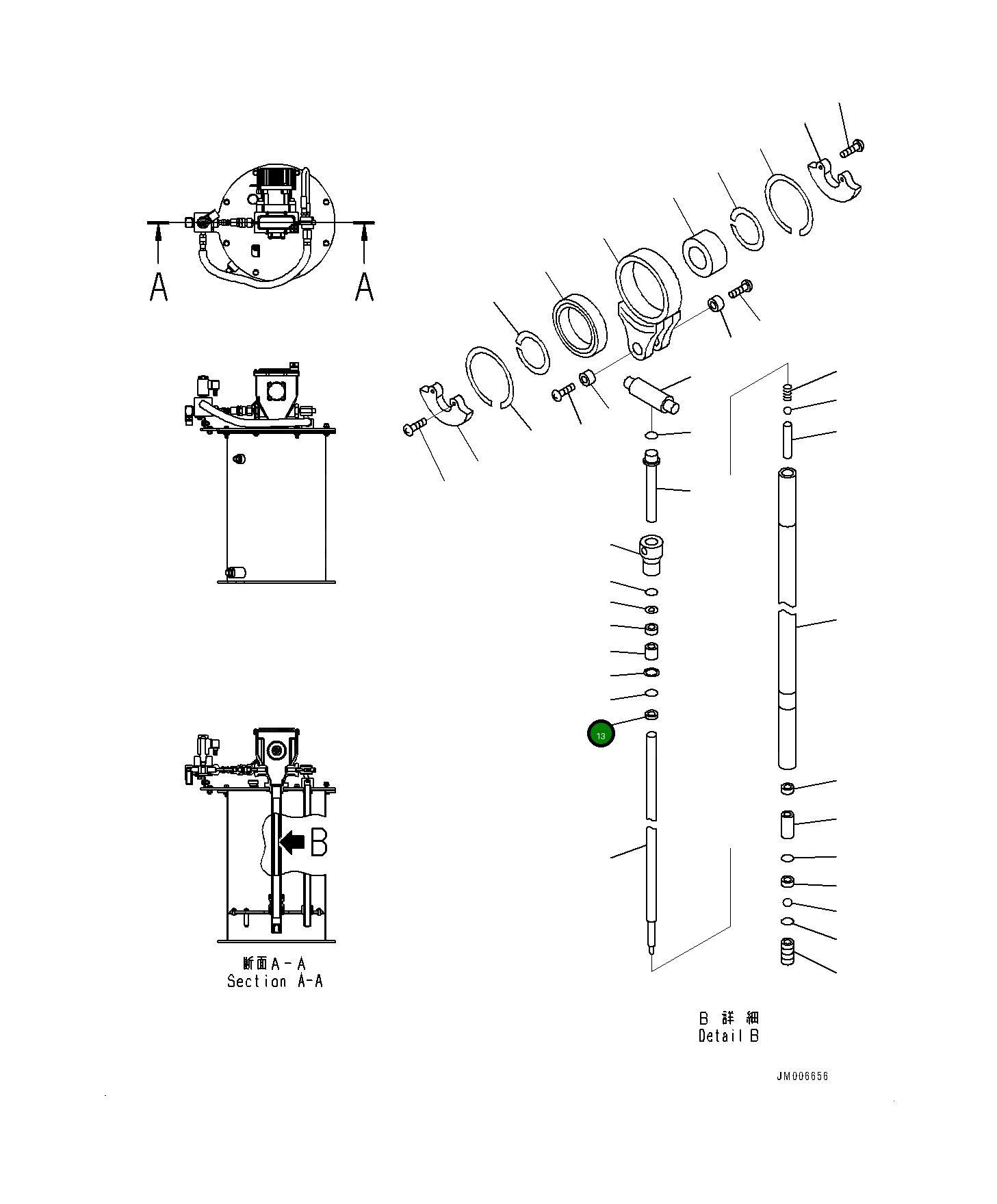 Кольцо уплотнительное (O-Ring) LI272791  Komatsu