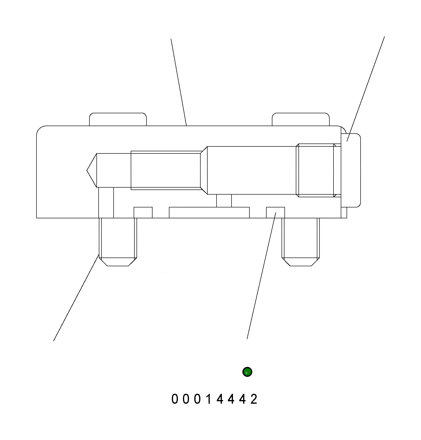 Кольцо уплотнительное (O-Ring) UC1300356009  Komatsu