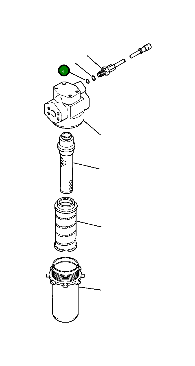 Кольцо уплотнительное (O-Ring) BF2367 Komatsu