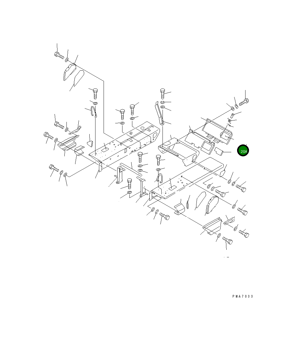 Крышка 144-54-12172  Komatsu