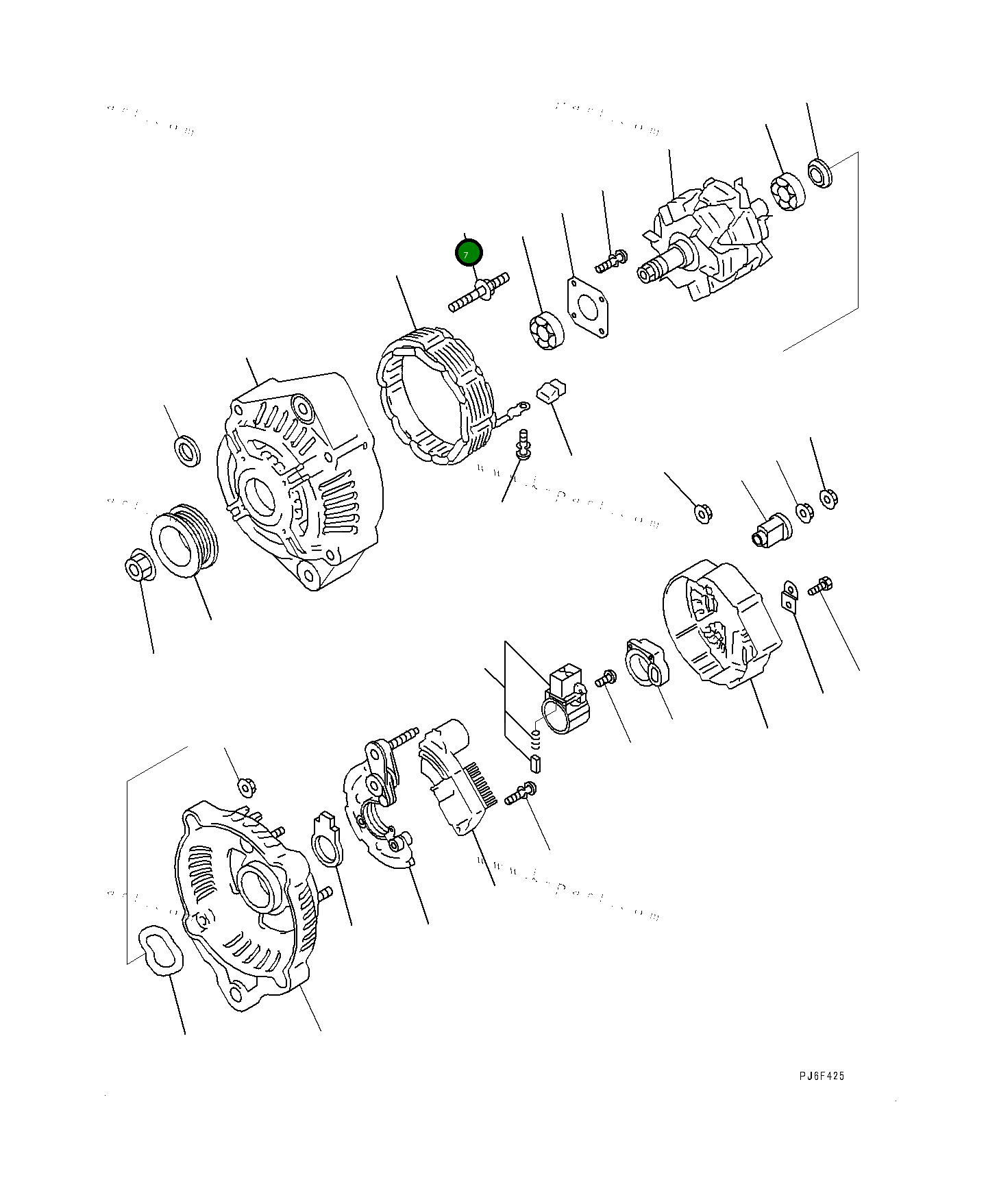 Болт ND9490432000 Komatsu