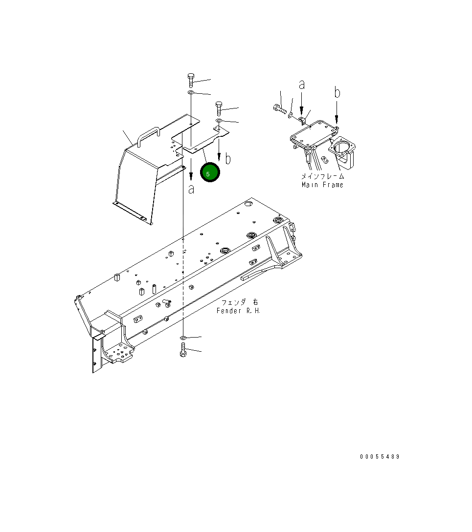Крышка 154-54-74172 Komatsu