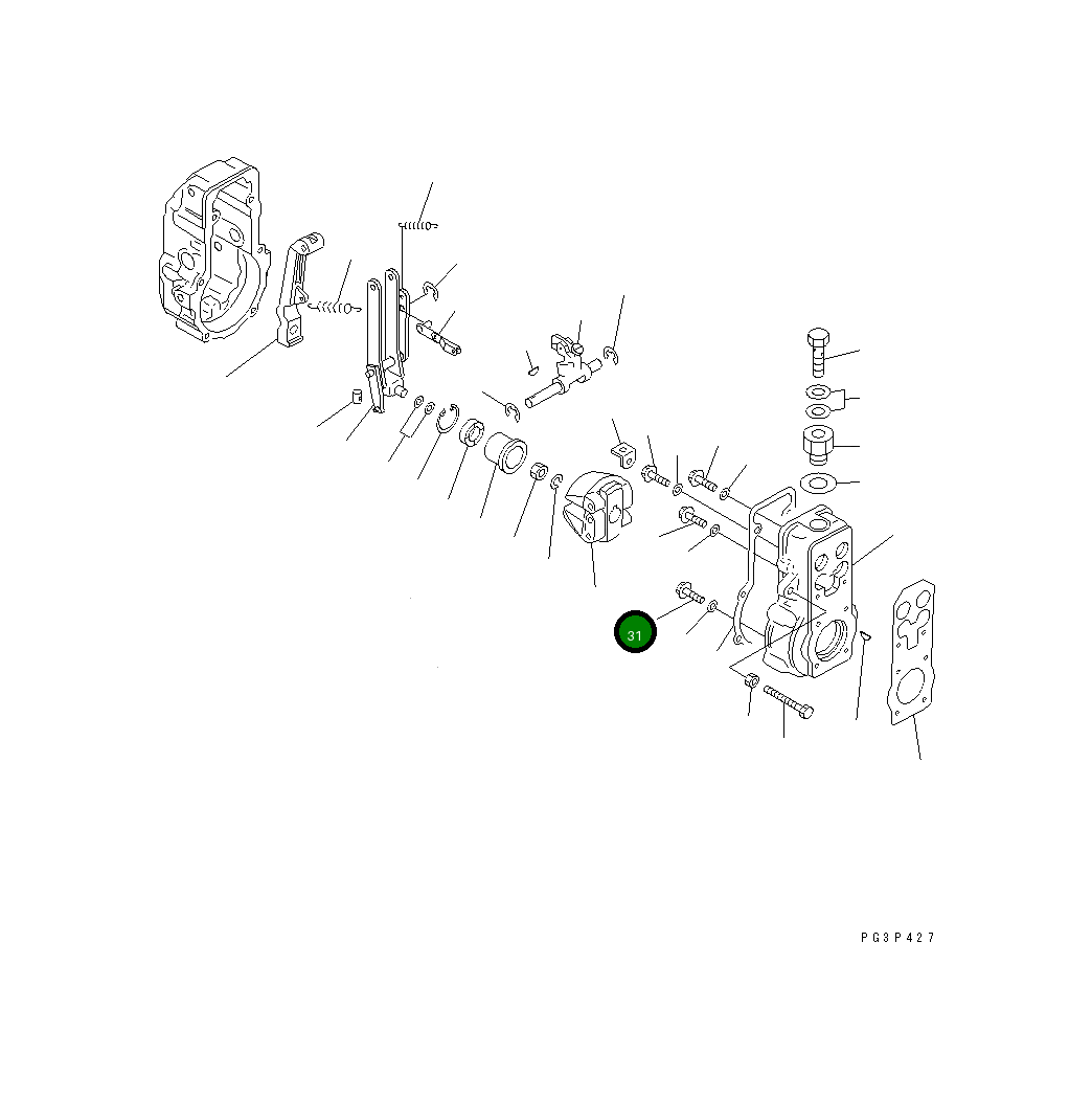 Болт ND949044-4010 Komatsu