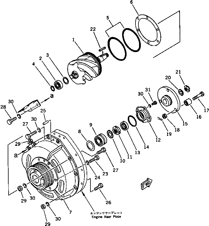 Кольцо уплотнительное (O-Ring) M014020155009  Komatsu