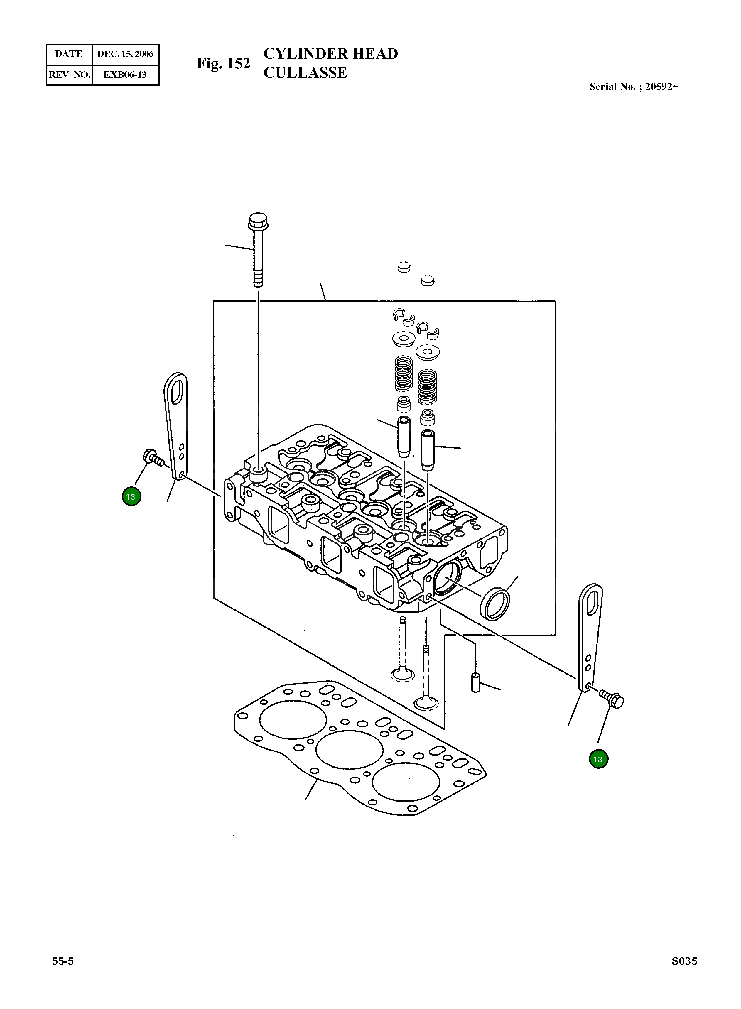 Болт 586400-3190  Komatsu