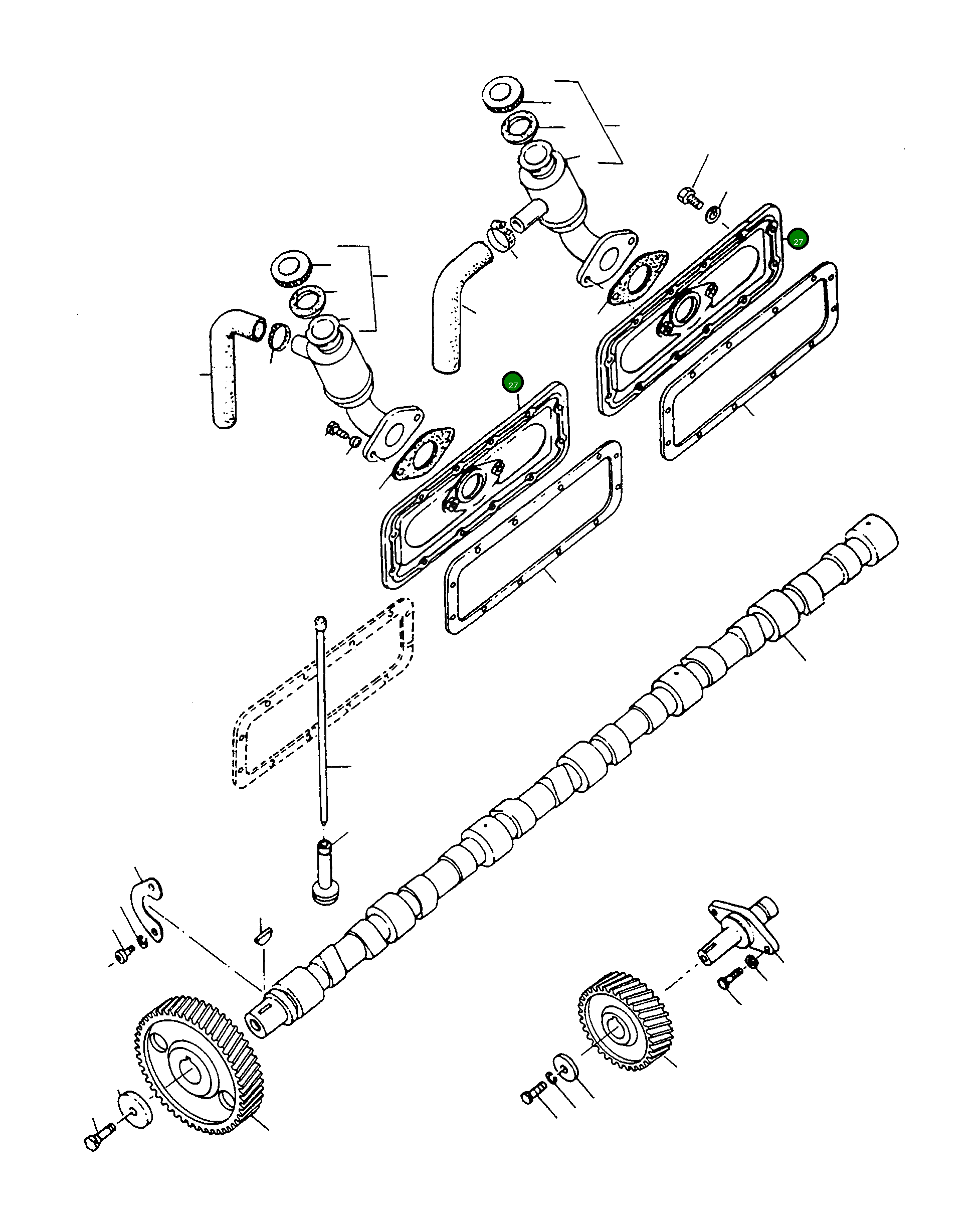 Крышка 2872171M1 Komatsu