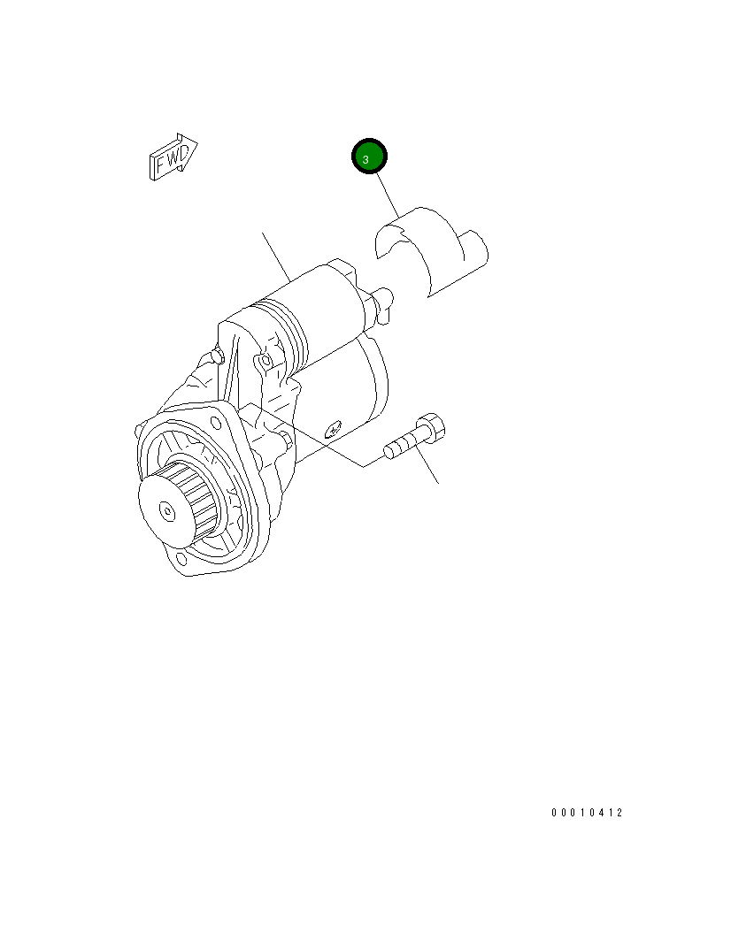 Крышка 457-707 Komatsu