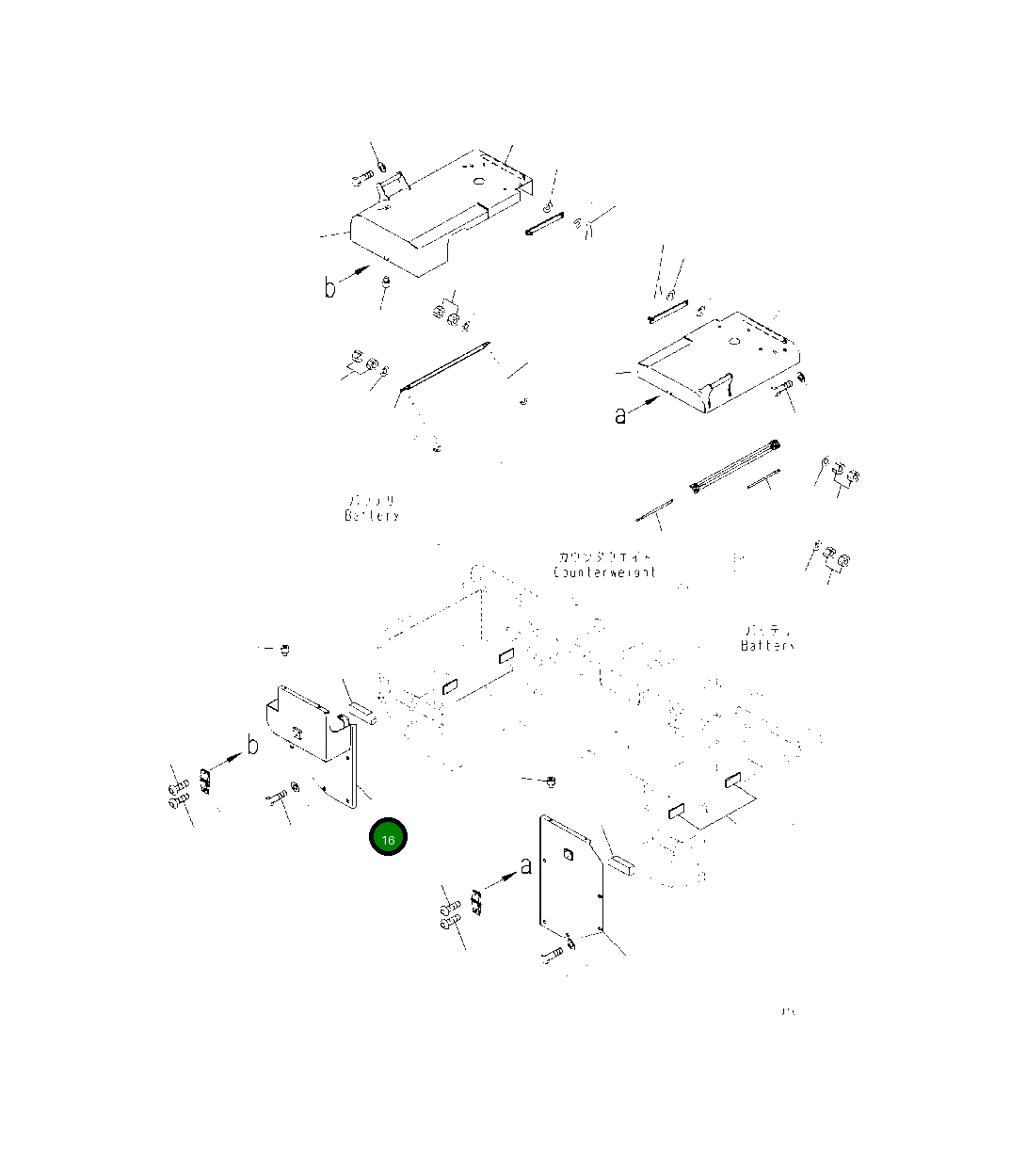 Крышка 419-06-61120  Komatsu
