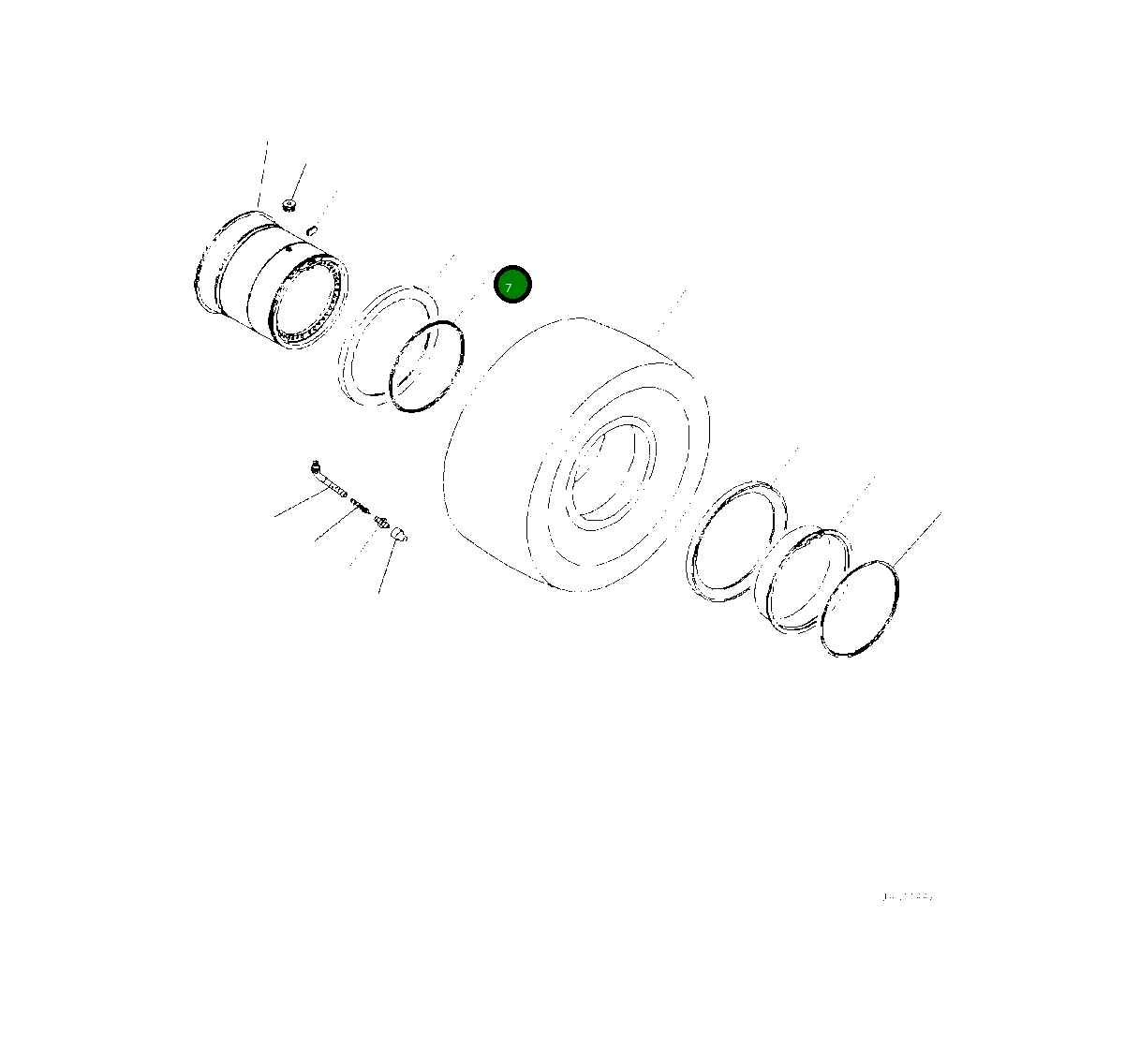 Кольцо уплотнительное (O-Ring) 426-X33-1150 Komatsu