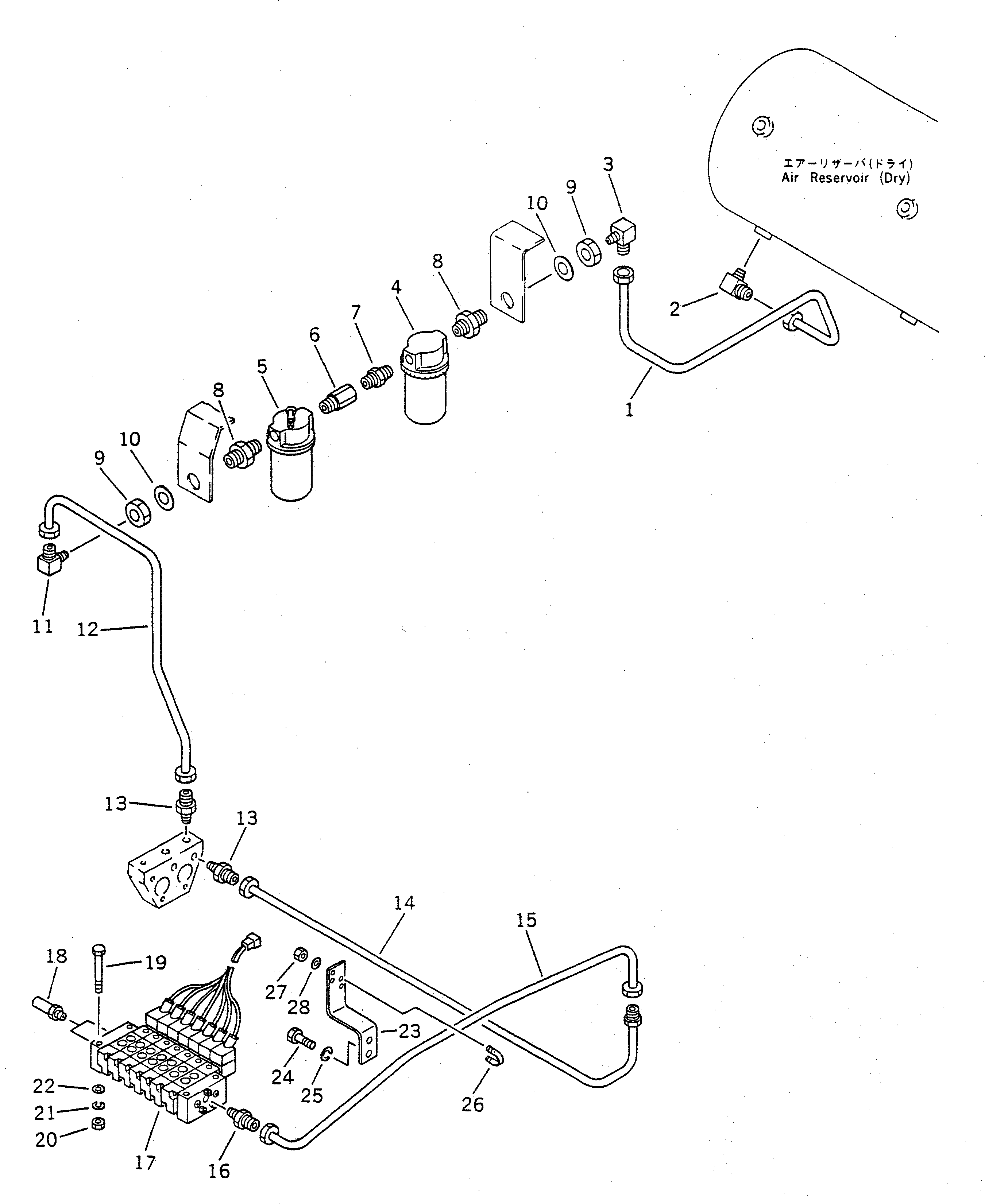 Болт 482-54-38360  Komatsu