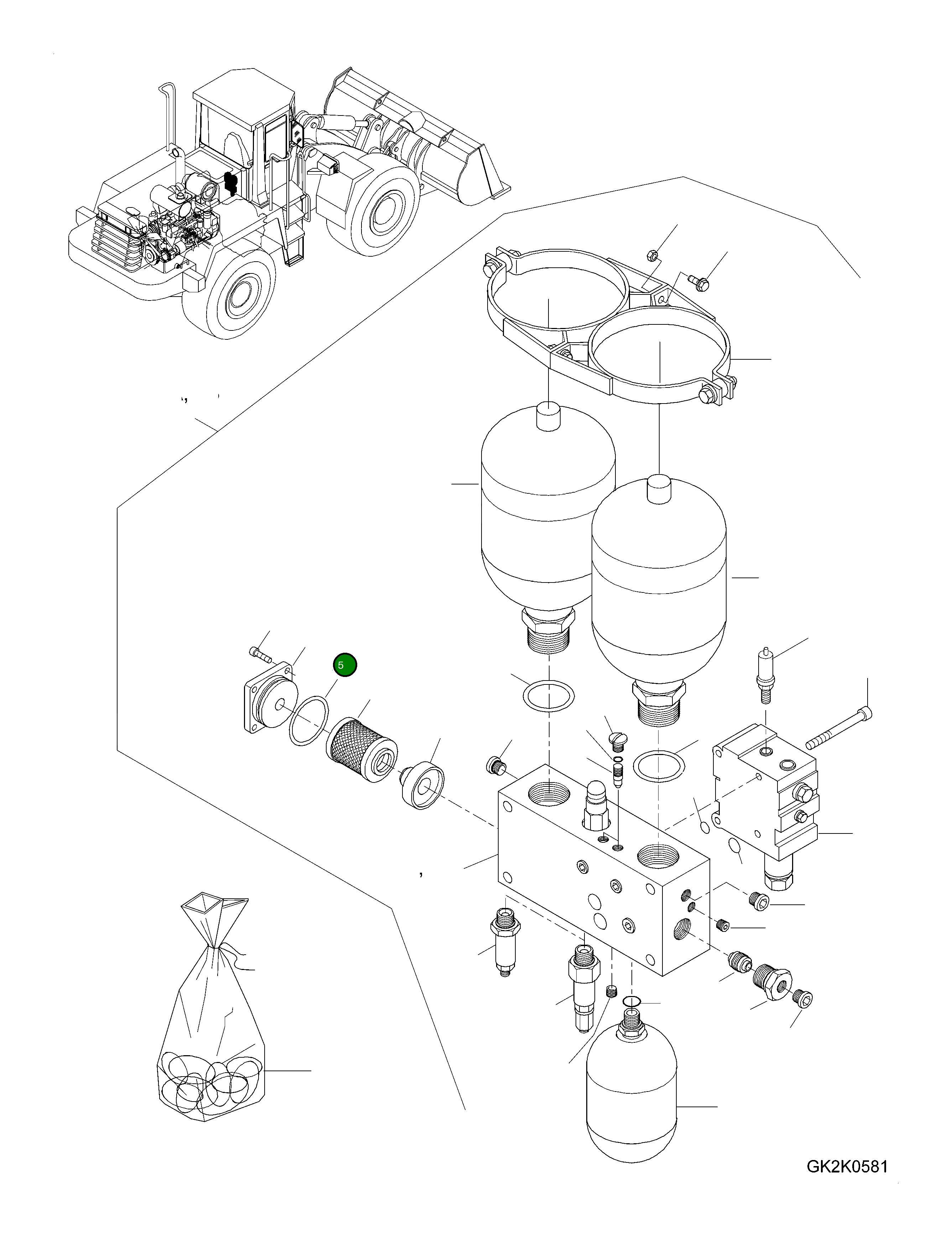Кольцо уплотнительное (O-Ring) 421-43-H0P42 Komatsu