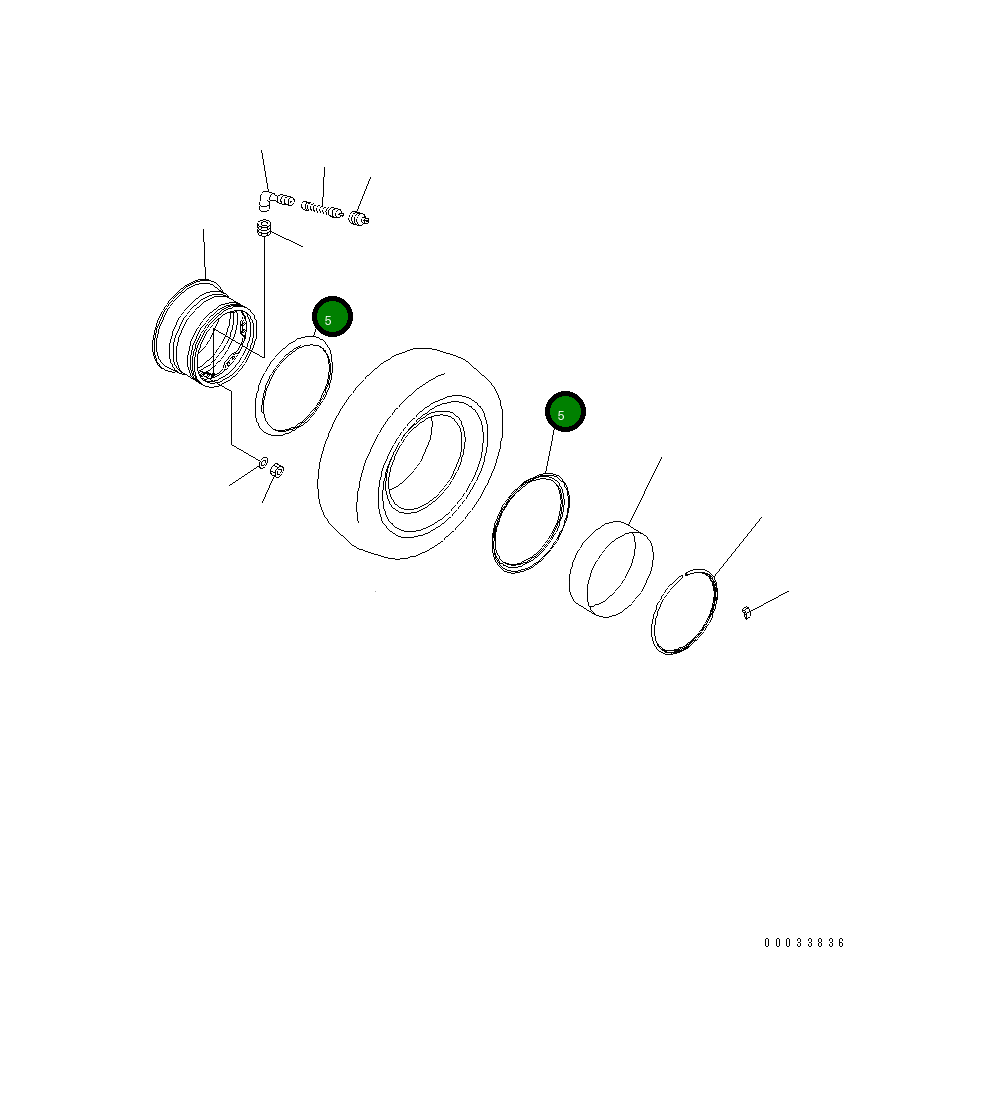 Кольцо 565-30-12440 Komatsu