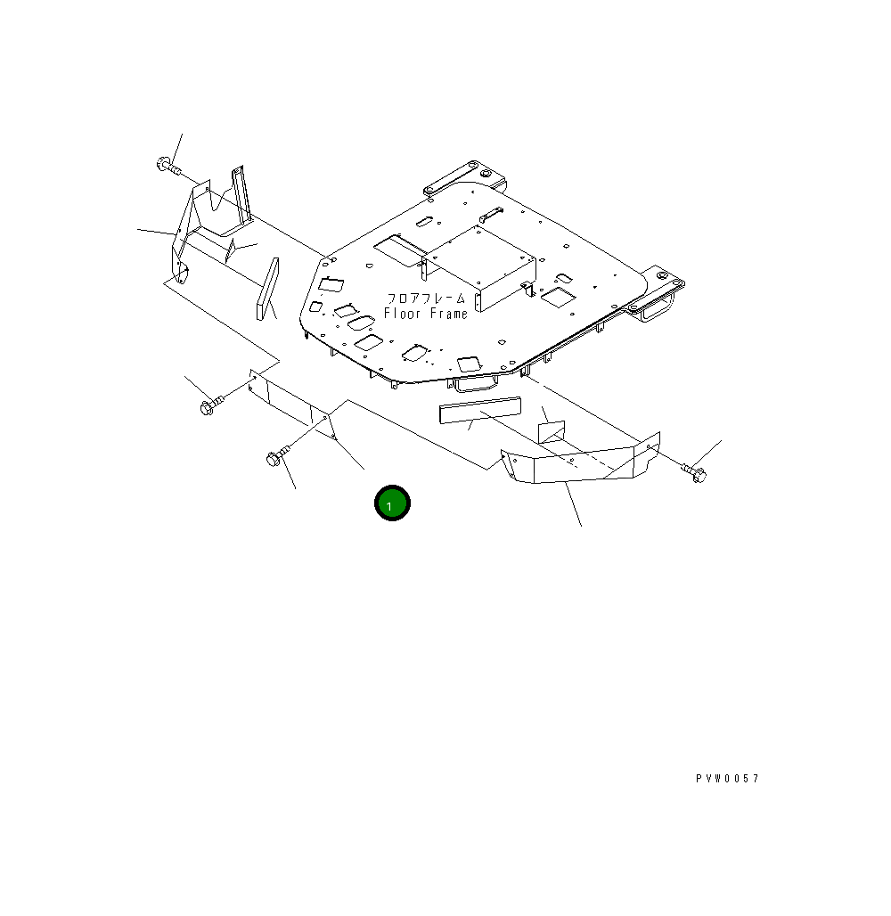 Крышка 421-54-24731  Komatsu